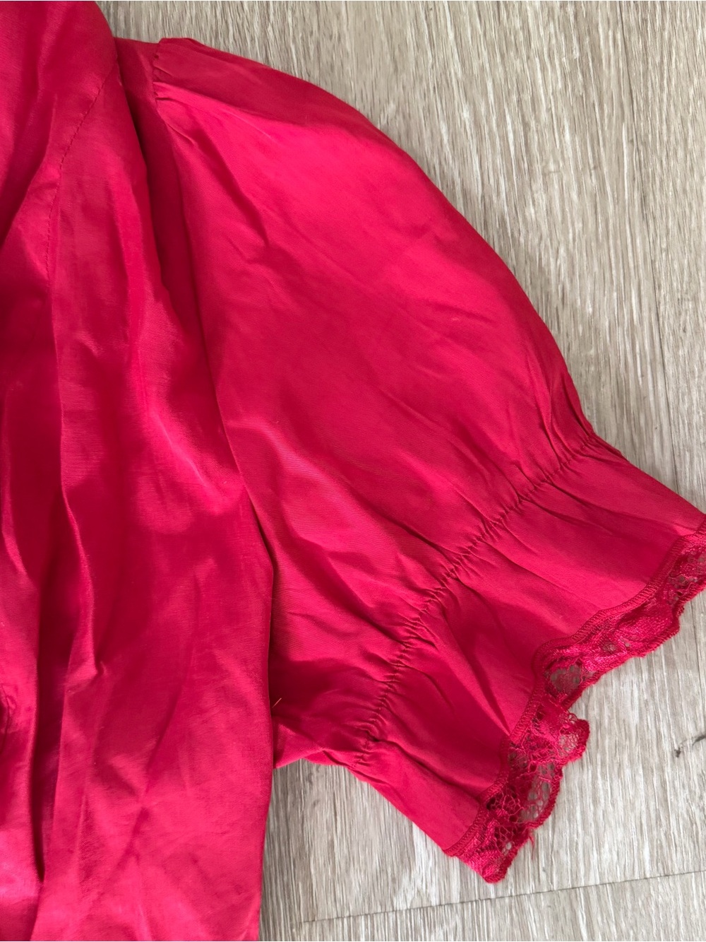 Scarlet Darkness red victorean peasant blouse sz XL - Picture 3 of 8